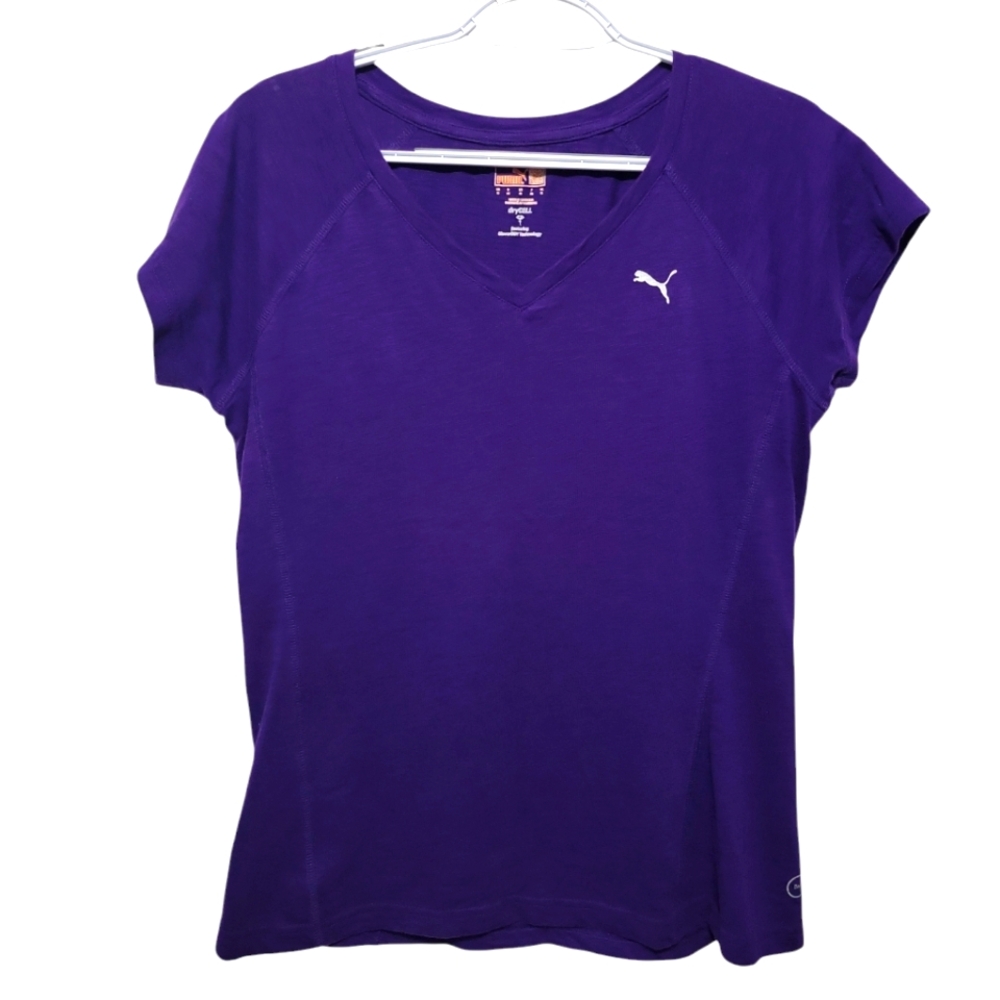 Puma Purple Athletic Drycell Women's Top Medium